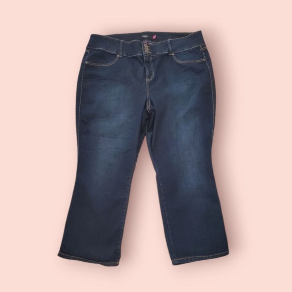torrid Deep Blue Curvy Skinny Jeans
